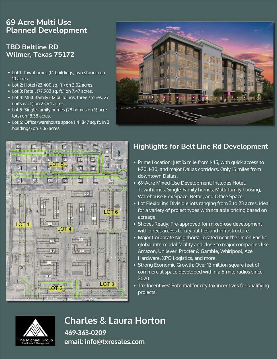 3 Acres of Mixed-Use Land for Sale in Wilmer, Texas