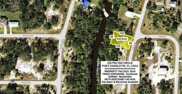 0.23 Acres of Residential Land for Sale in Port Charlotte, Florida