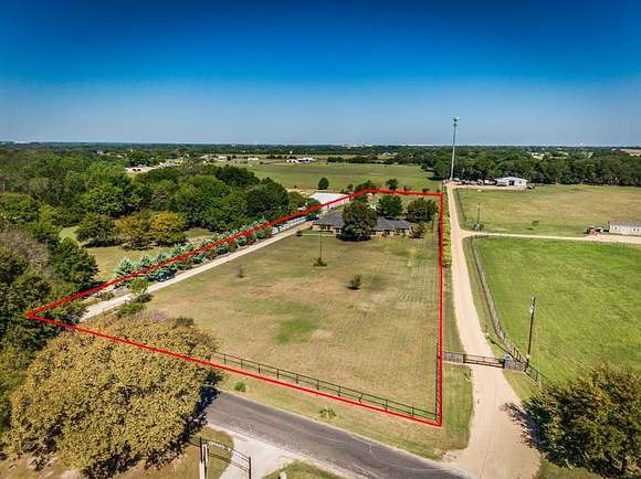 3 Acres of Residential Land with Home for Sale in Pecan Hill, Texas