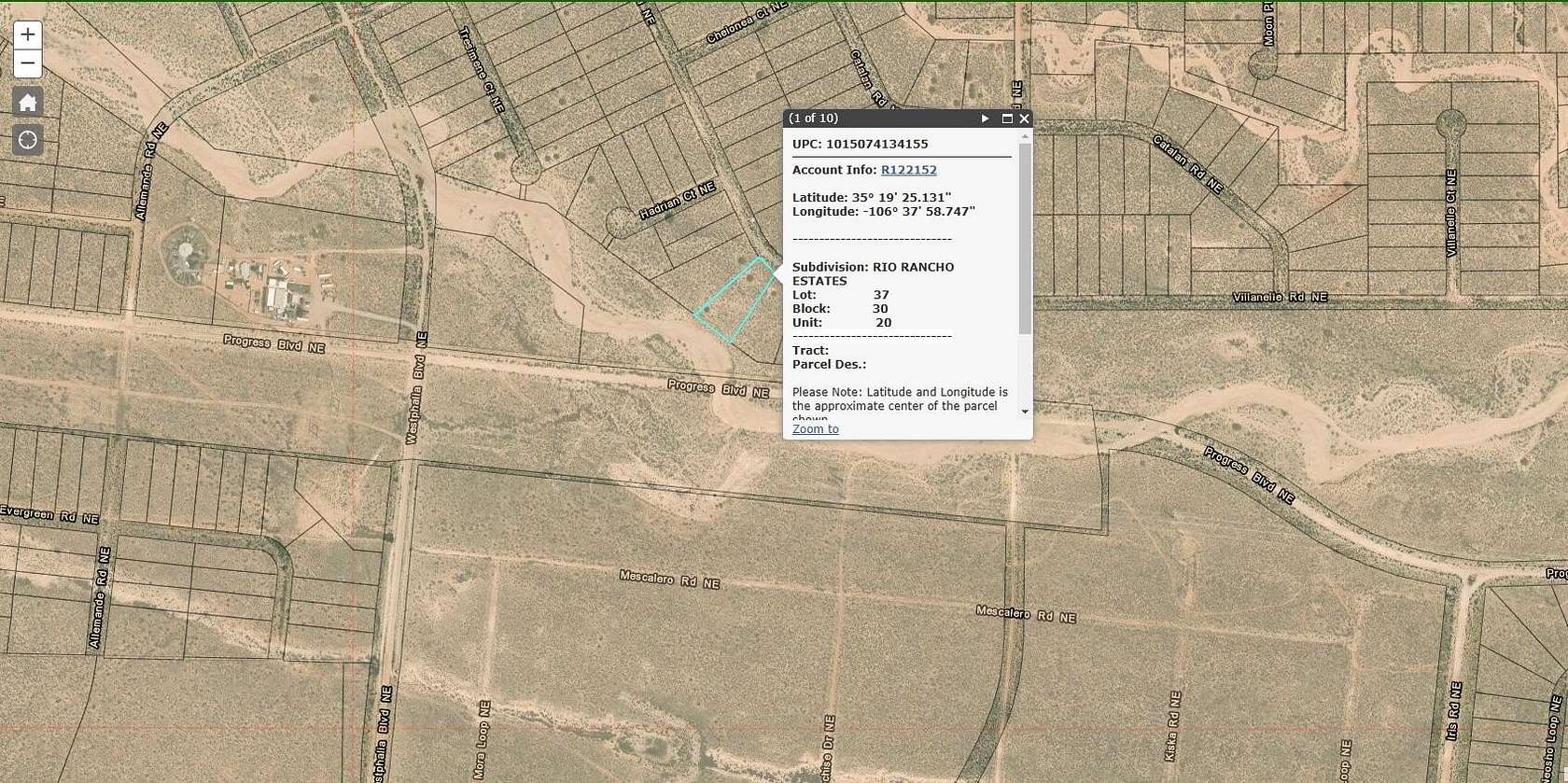 0.88 Acres of Land for Sale in Rio Rancho, New Mexico