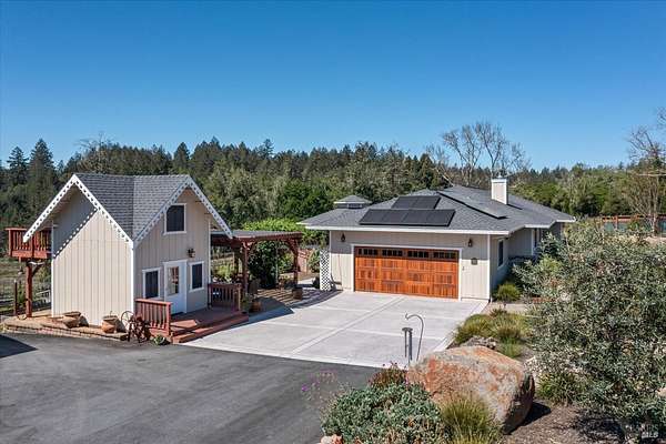 17 Acres of Land with Home for Sale in Sebastopol, California
