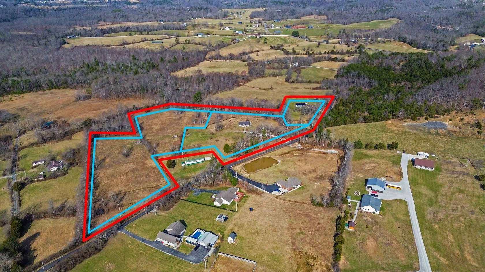 12.2 Acres of Land with Home for Sale in London, Kentucky