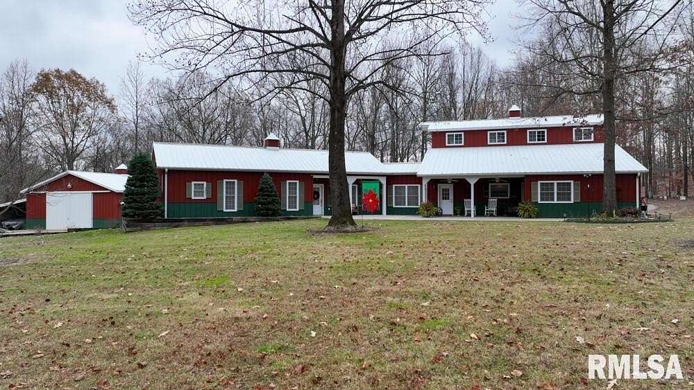 56 Acres of Recreational Land with Home for Sale in Thebes, Illinois