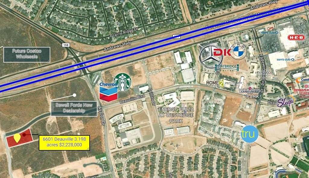 3.2 Acres of Commercial Land for Sale in Midland, Texas