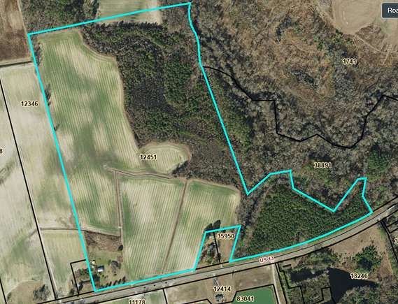 88.6 Acres of Agricultural Land with Home for Sale in Farmville, North Carolina