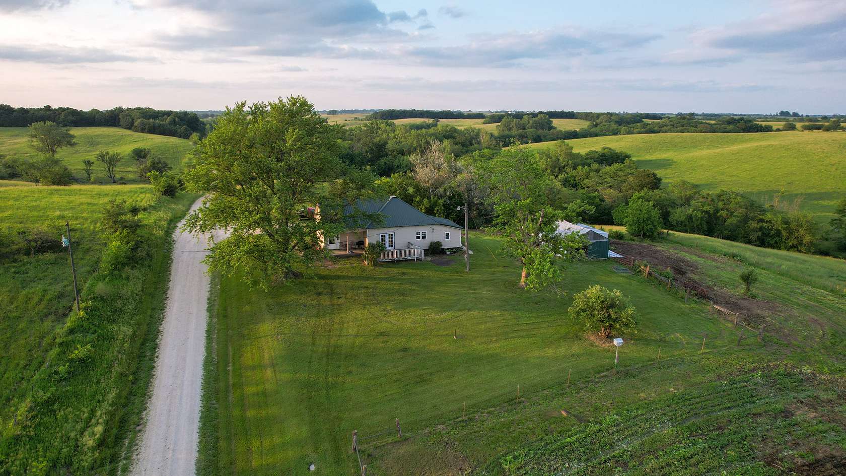 160 Acres of Land with Home for Sale in Green City, Missouri