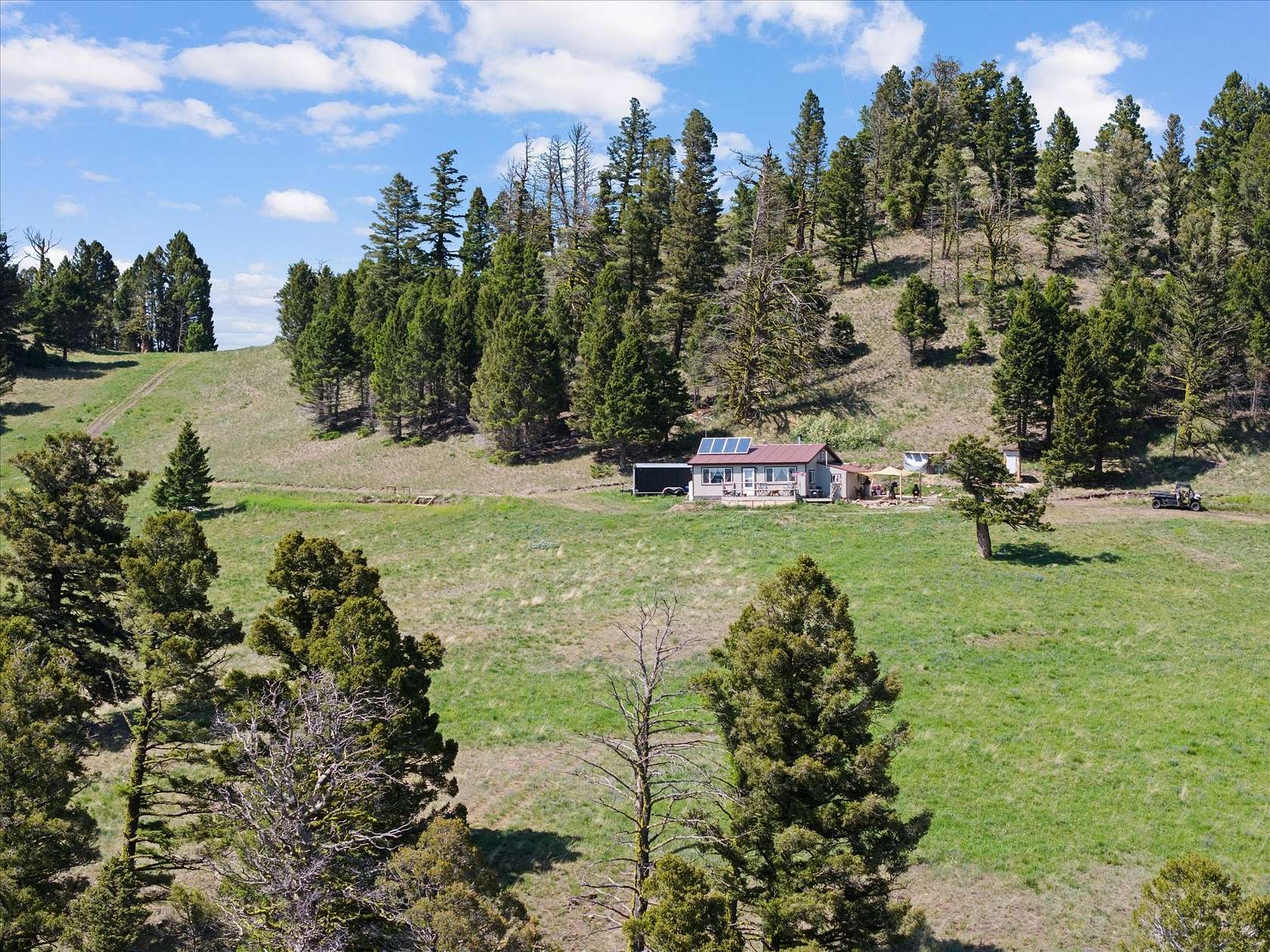 40 Acres of Recreational Land with Home for Sale in Helmville, Montana
