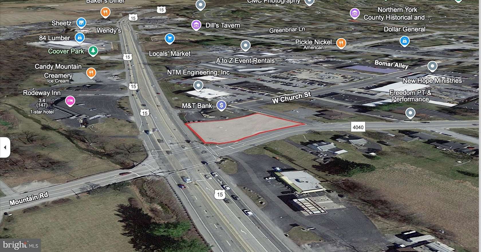 0.45 Acres of Commercial Land for Sale in Dillsburg, Pennsylvania