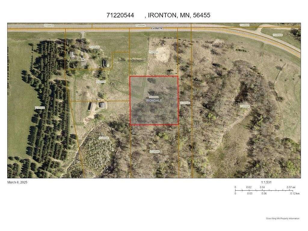 2.52 Acres of Land for Sale in Ironton, Minnesota