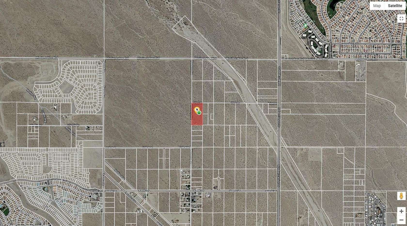 5.15 Acres of Residential Land for Sale in Desert Hot Springs, California
