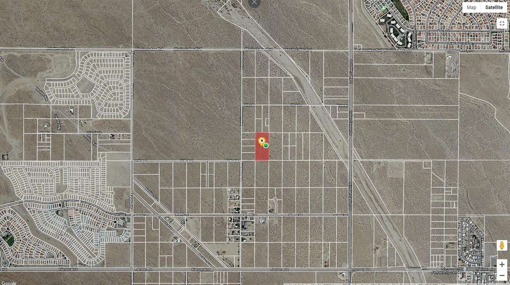 5.13 Acres of Residential Land for Sale in Desert Hot Springs, California
