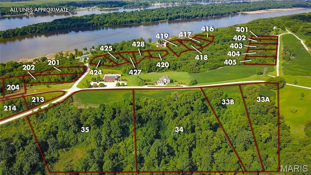 5.58 Acres of Residential Land for Sale in Golden Eagle, Illinois