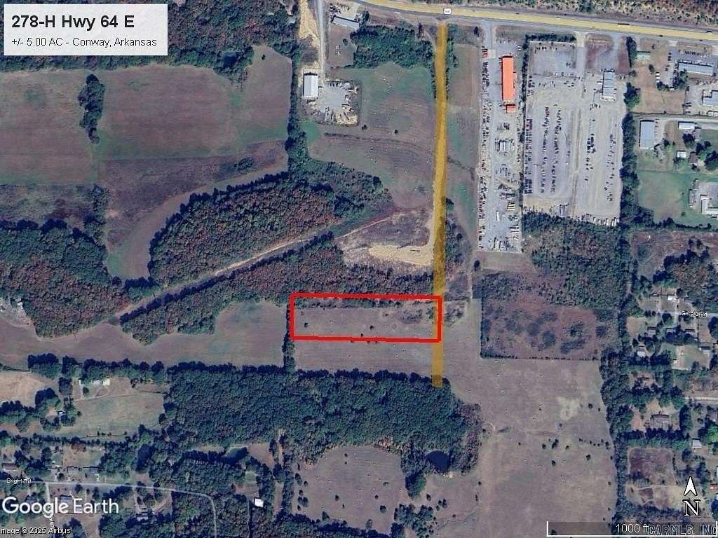 5 Acres of Land for Sale in Conway, Arkansas