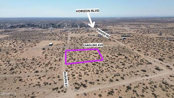 0.83 Acres of Land for Sale in Horizon City, Texas
