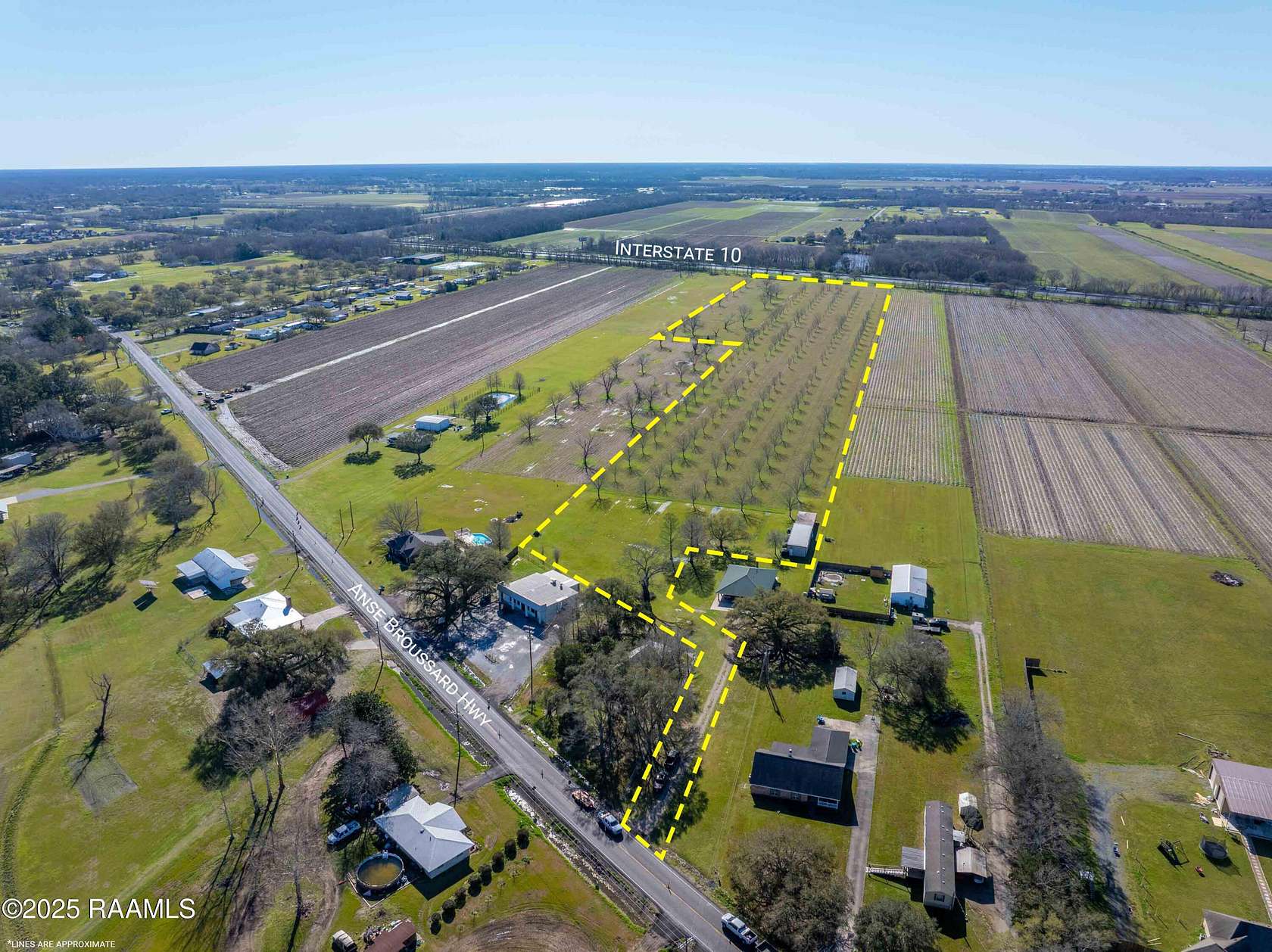 21.5 Acres of Land for Sale in Breaux Bridge, Louisiana