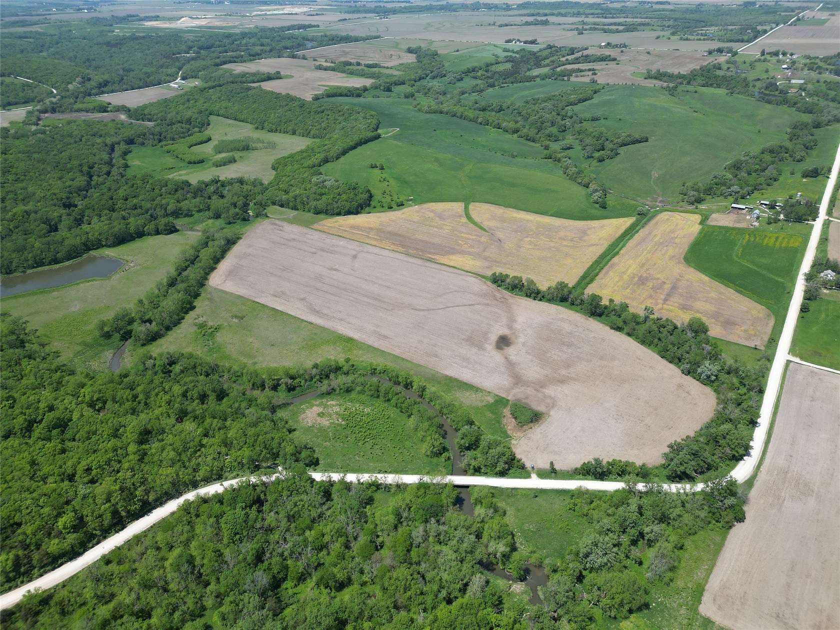 52.8 Acres of Recreational Land & Farm for Sale in Earlham, Iowa