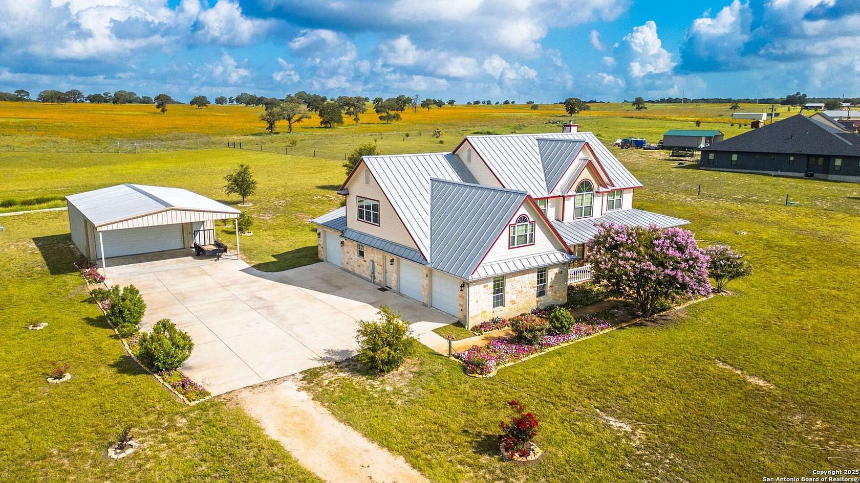 4.73 Acres of Land with Home for Sale in La Vernia, Texas