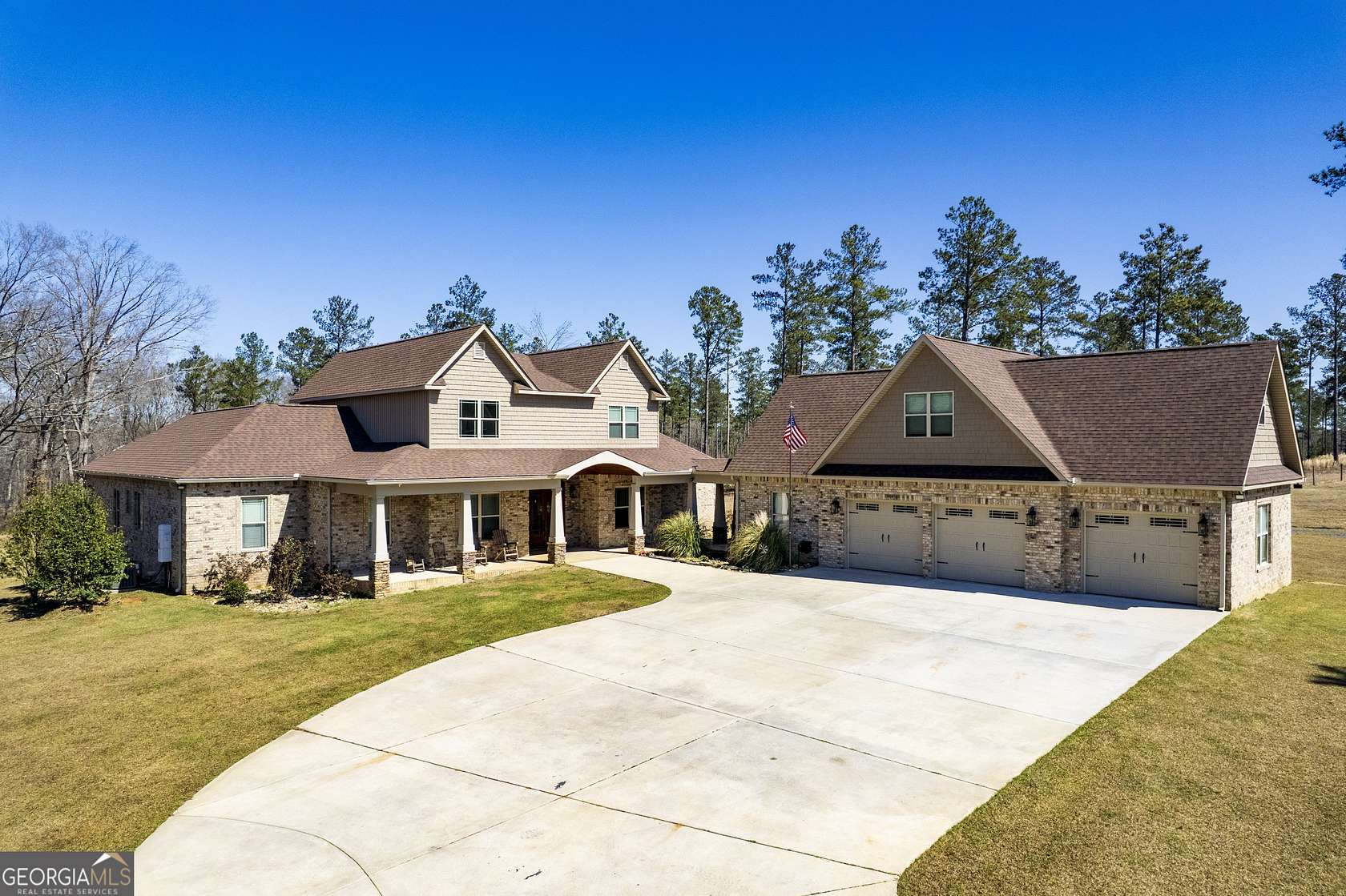 22.2 Acres of Land with Home for Sale in Elko, Georgia