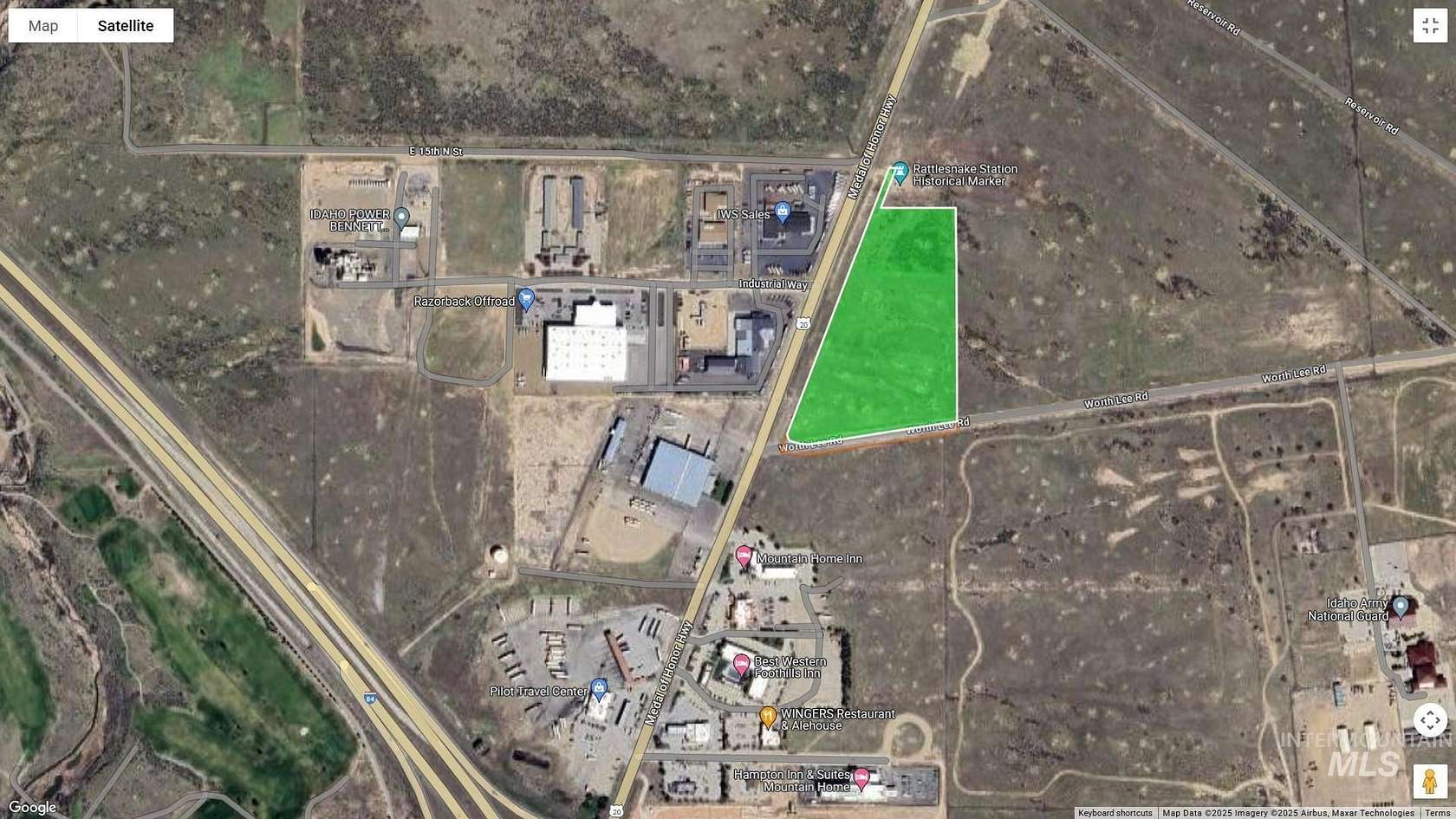 12.3 Acres of Mixed-Use Land for Sale in Mountain Home, Idaho