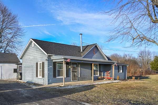 8.82 Acres of Land with Home for Sale in Milan, Indiana