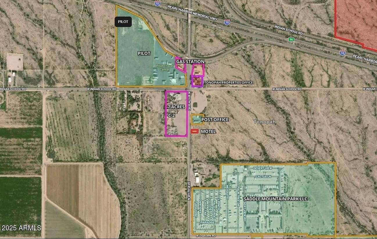 7 Acres of Commercial Land for Sale in Tonopah, Arizona