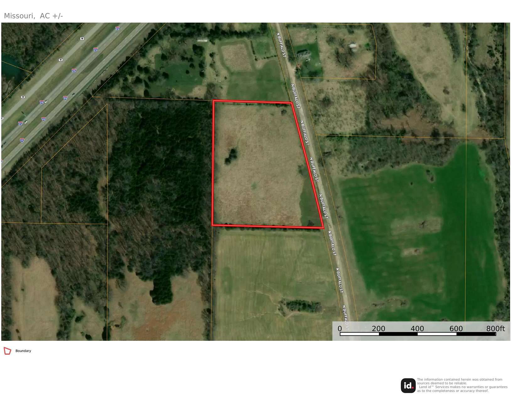 6.85 Acres of Land for Sale in Marshfield, Missouri