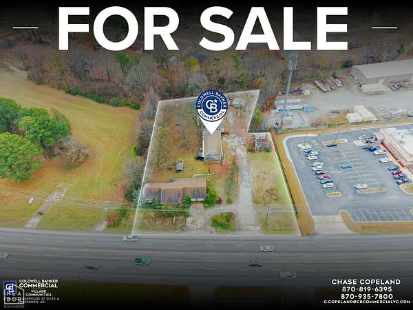1.87 Acres of Commercial Land for Sale in Jonesboro, Arkansas