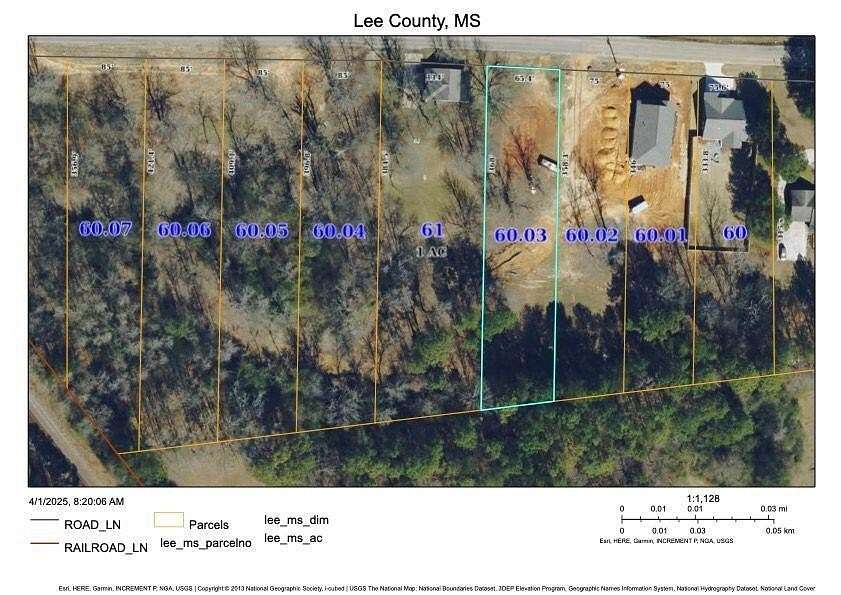 0.55 Acres of Residential Land for Sale in Tupelo, Mississippi