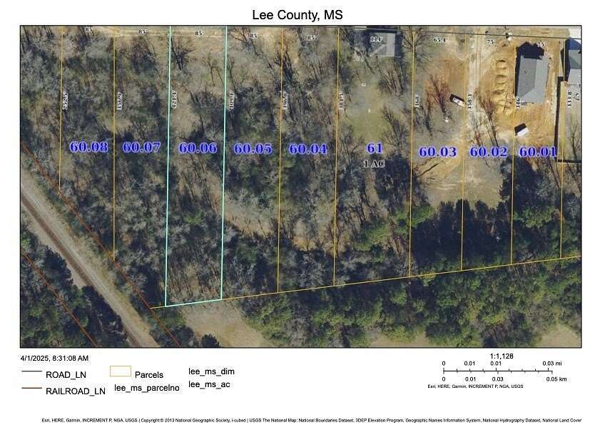 0.82 Acres of Residential Land for Sale in Tupelo, Mississippi