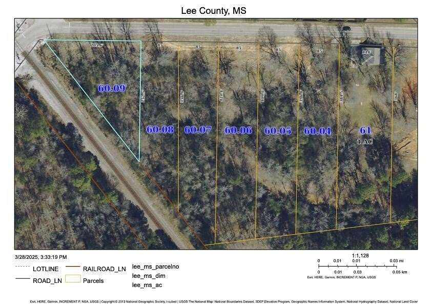1.19 Acres of Residential Land for Sale in Tupelo, Mississippi