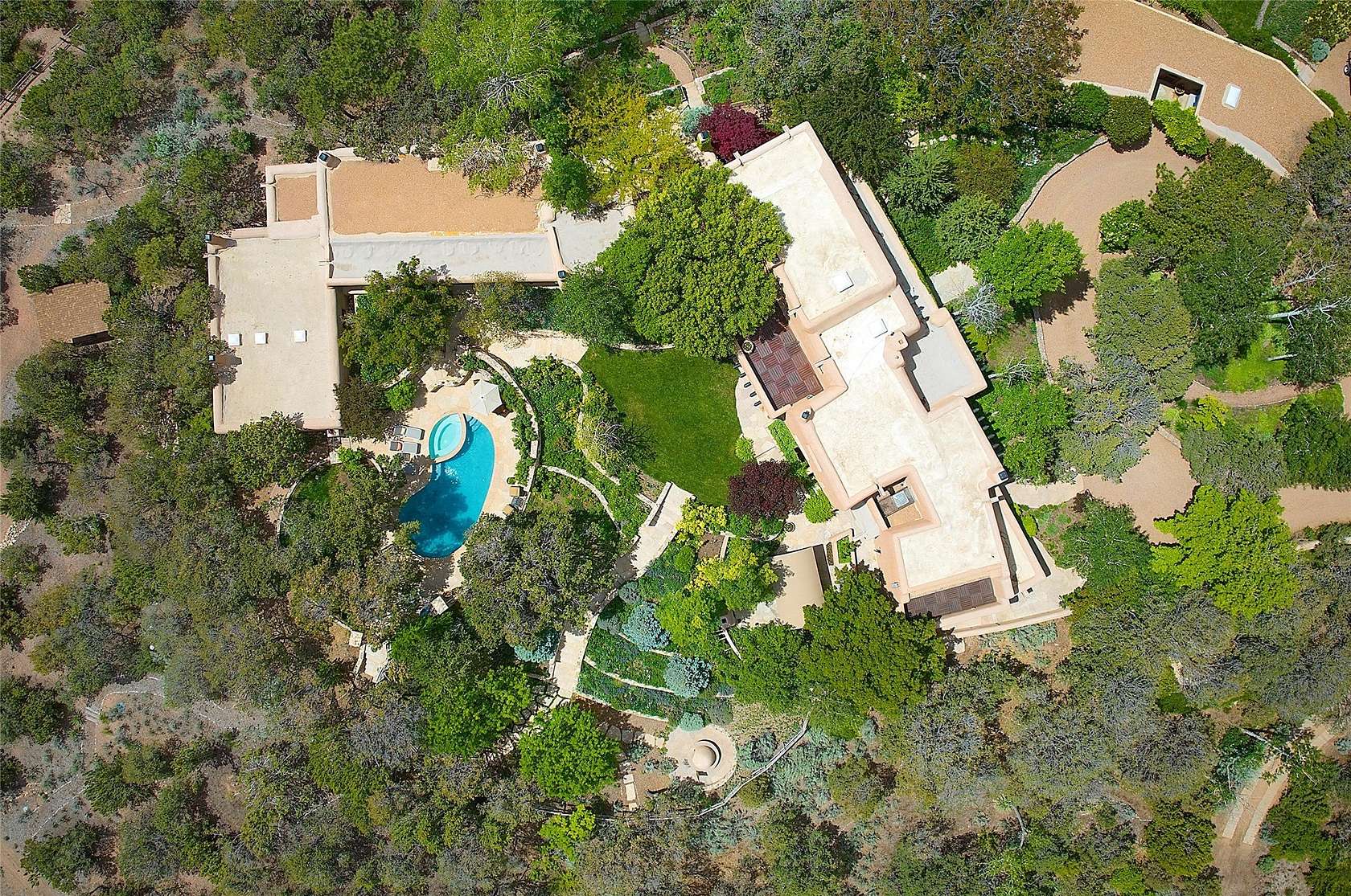 11.3 Acres of Land with Home for Sale in Santa Fe, New Mexico