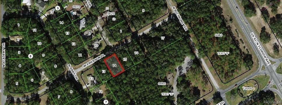 0.23 Acres of Residential Land for Sale in Citrus Springs, Florida