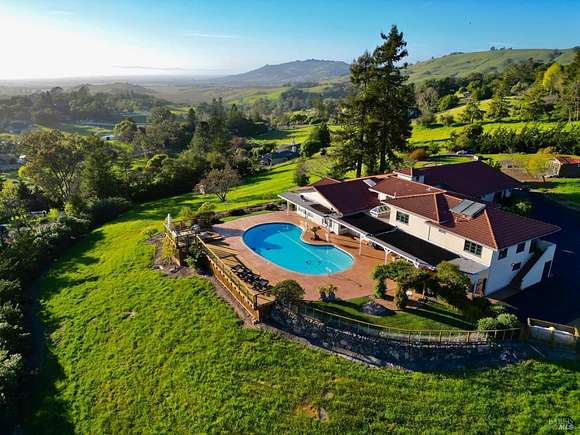 4.44 Acres of Residential Land with Home for Sale in Penngrove, California