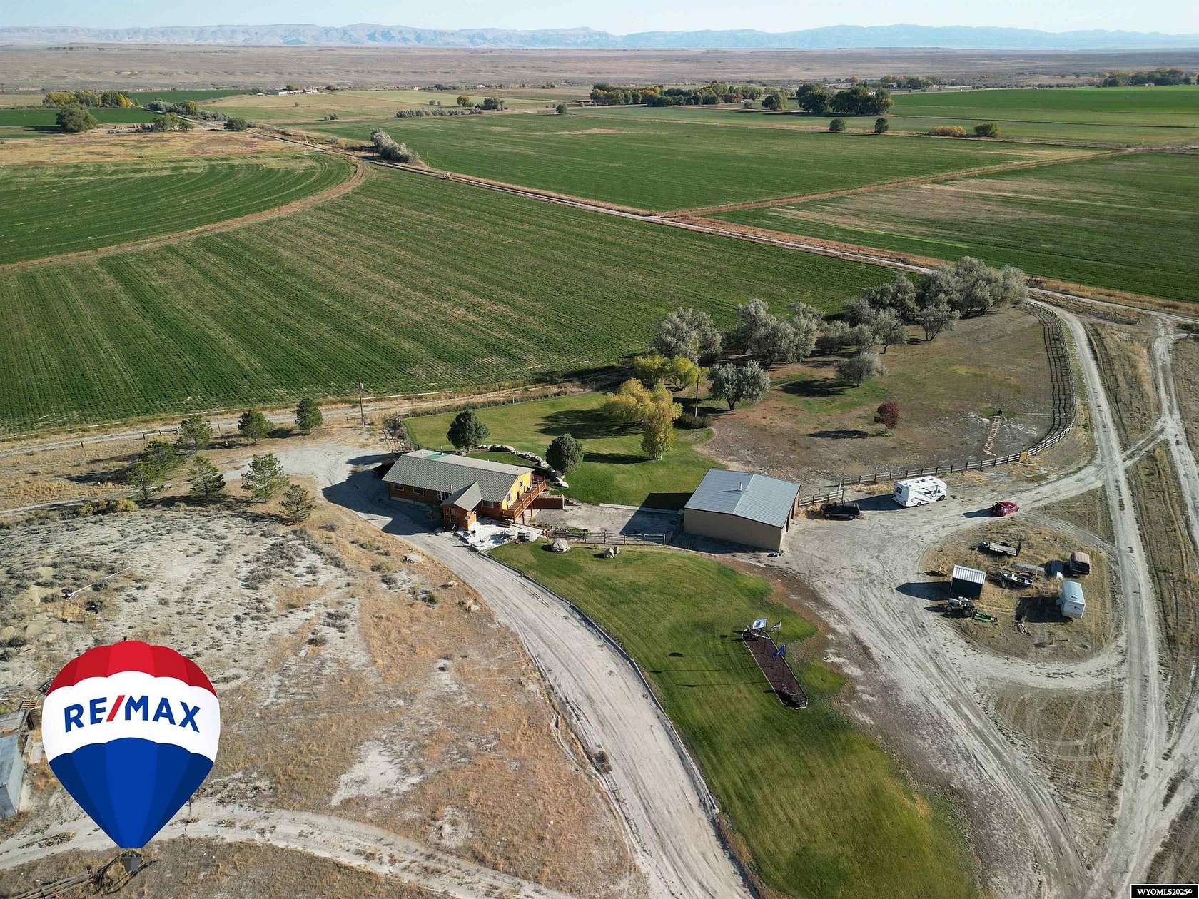47 Acres of Land with Home for Sale in Riverton, Wyoming