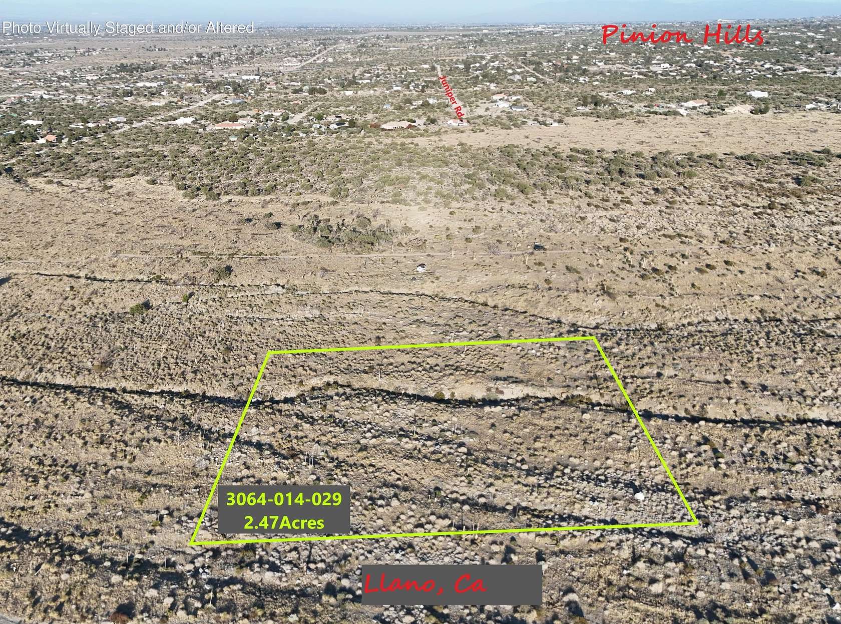 2.47 Acres of Residential Land for Sale in Llano, California