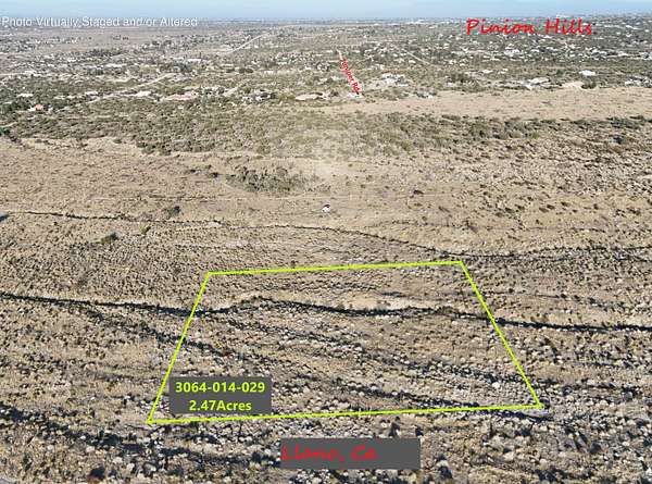 2.47 Acres of Residential Land for Sale in Llano, California
