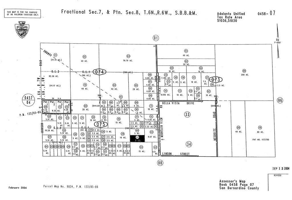 5 Acres of Land for Sale in El Mirage, California