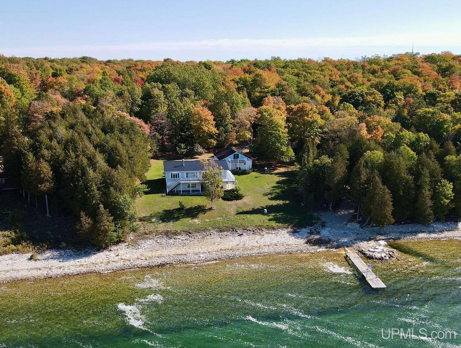 3 Acres of Residential Land with Home for Sale in Garden, Michigan