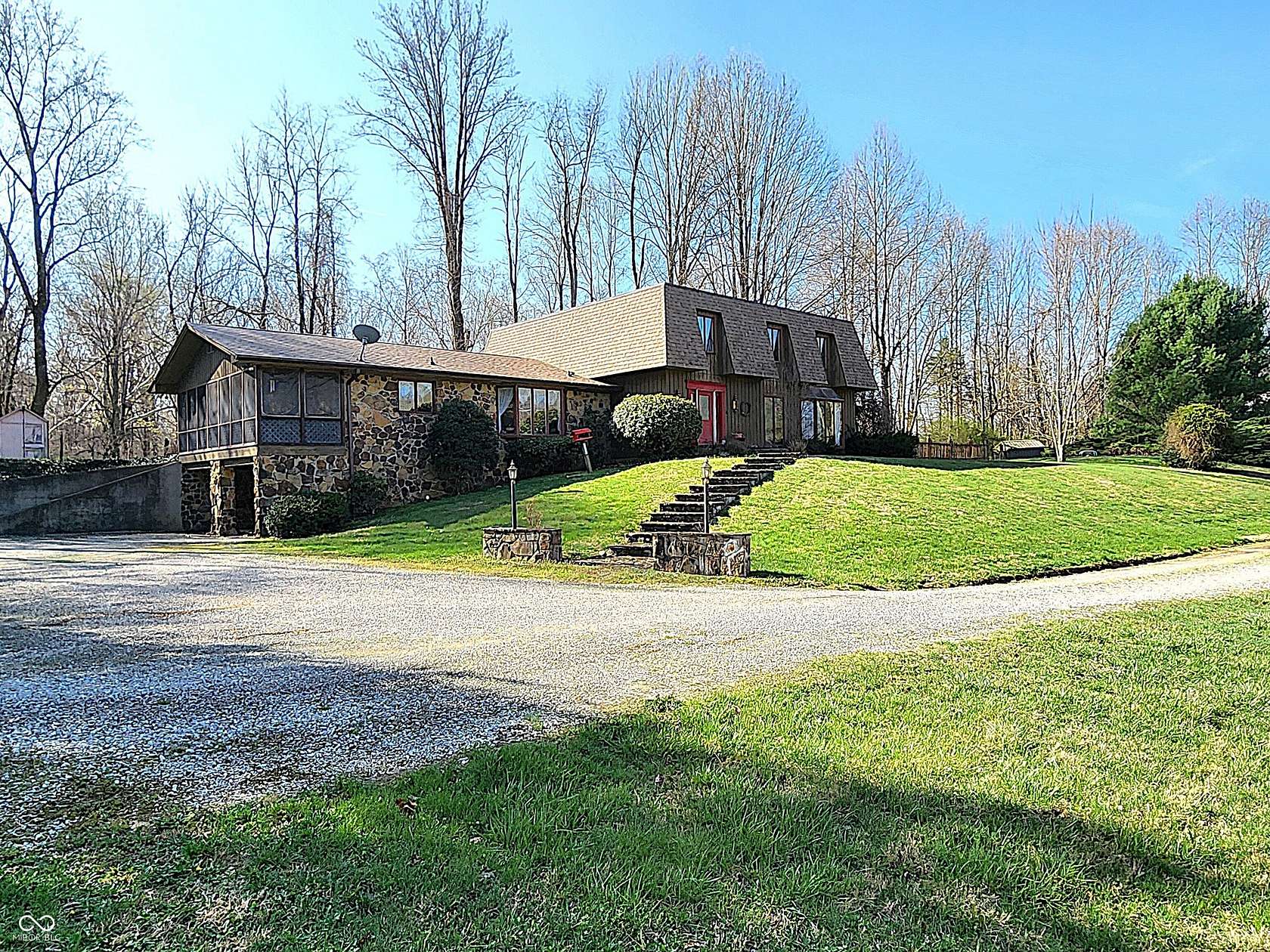 12.8 Acres of Land with Home for Sale in Martinsville, Indiana