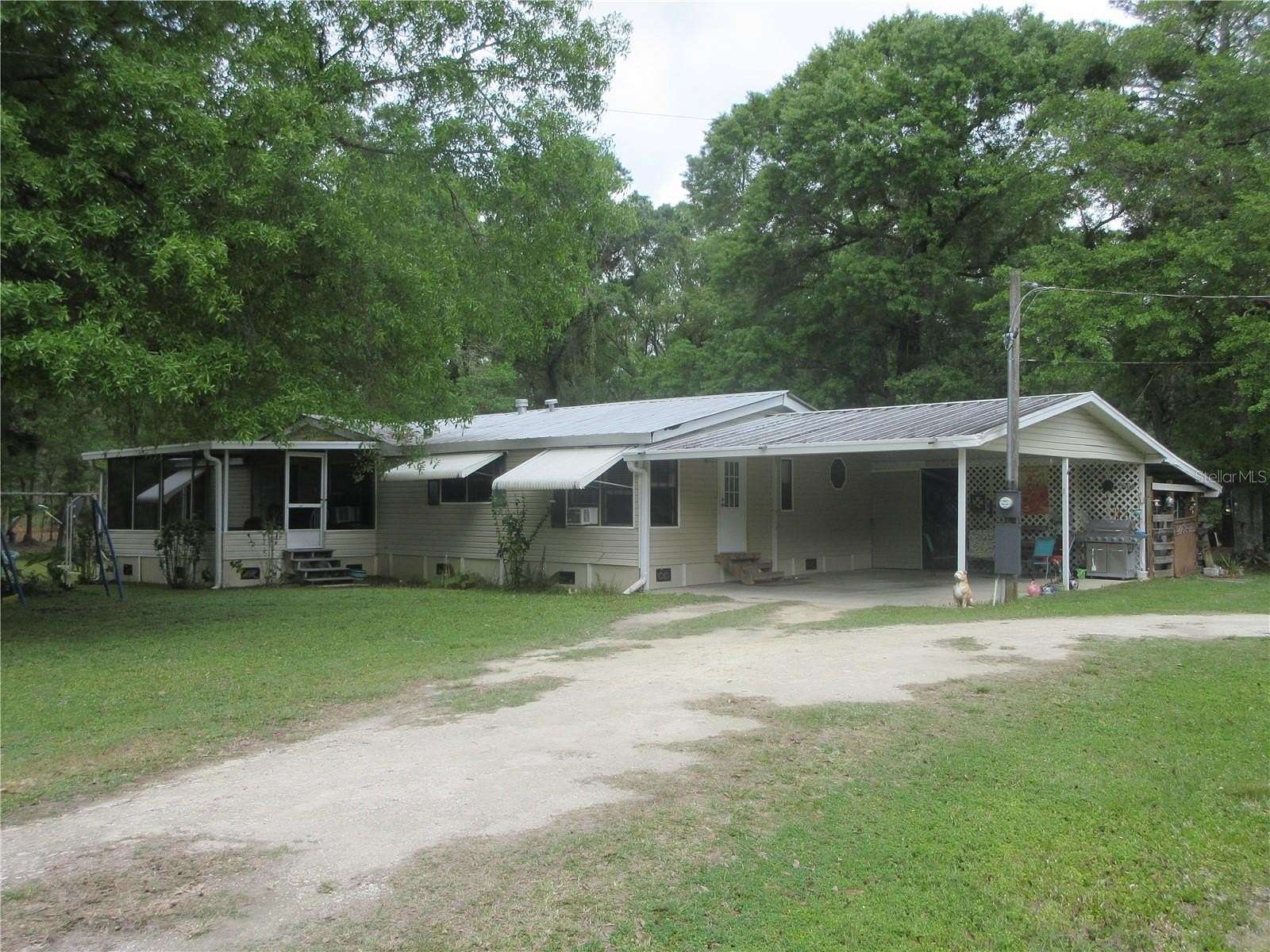 5.54 Acres of Land with Home for Sale in Fort McCoy, Florida