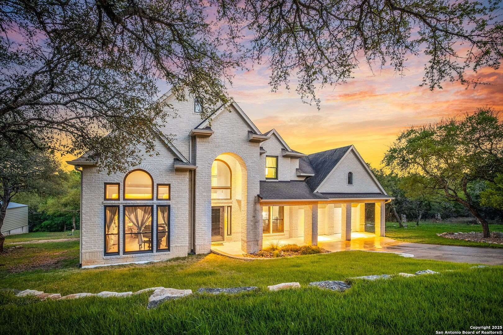 5 Acres of Residential Land with Home for Sale in Canyon Lake, Texas