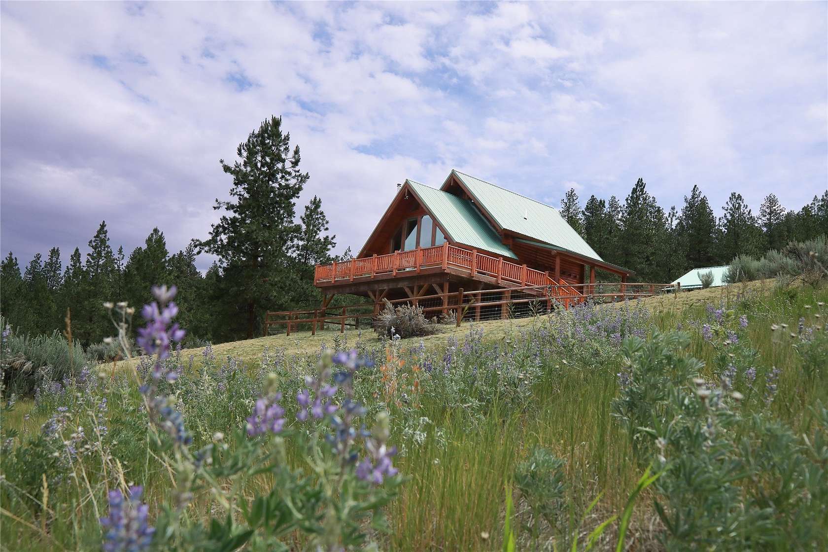 28.9 Acres of Recreational Land with Home for Sale in Stevensville, Montana