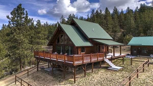 28.9 Acres of Recreational Land with Home for Sale in Stevensville, Montana