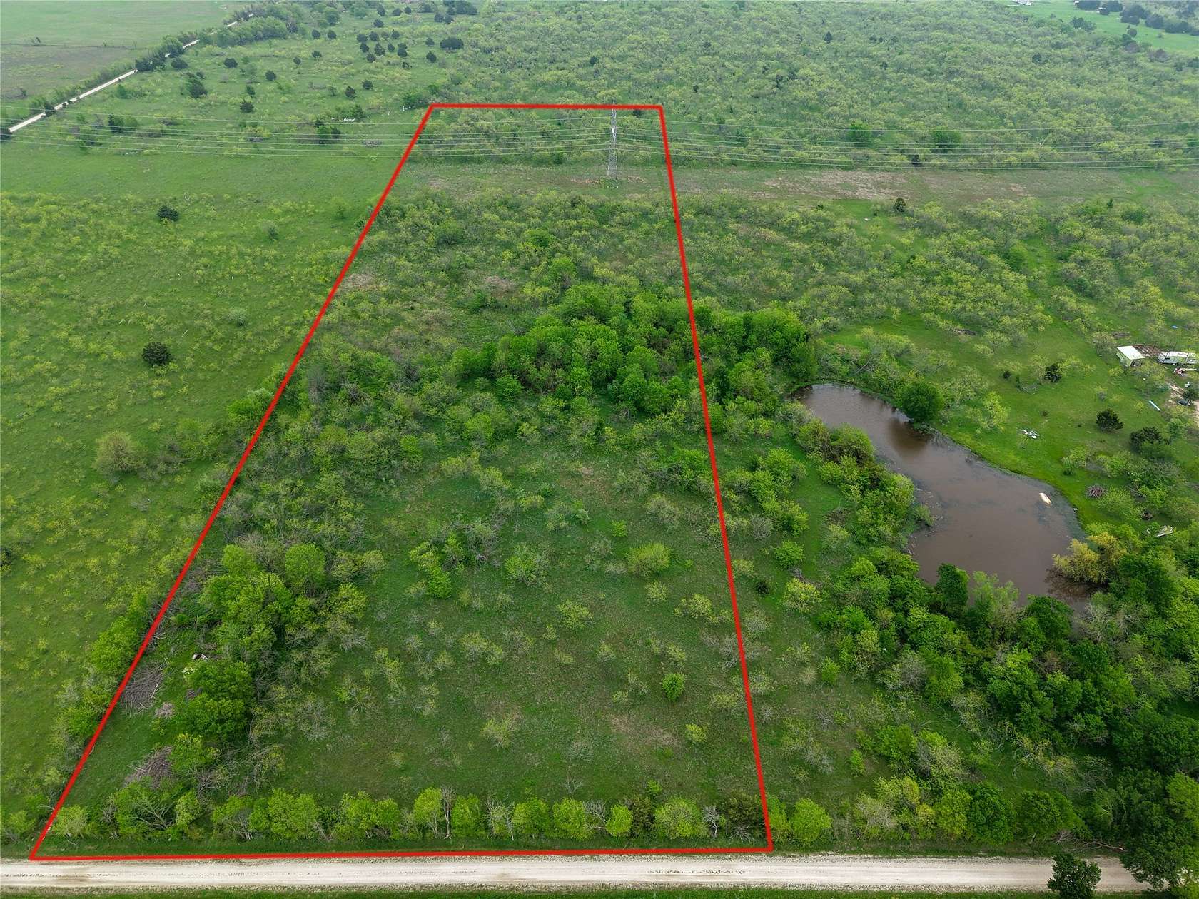 10.4 Acres of Recreational & Residential Land for Sale in Wortham, Texas