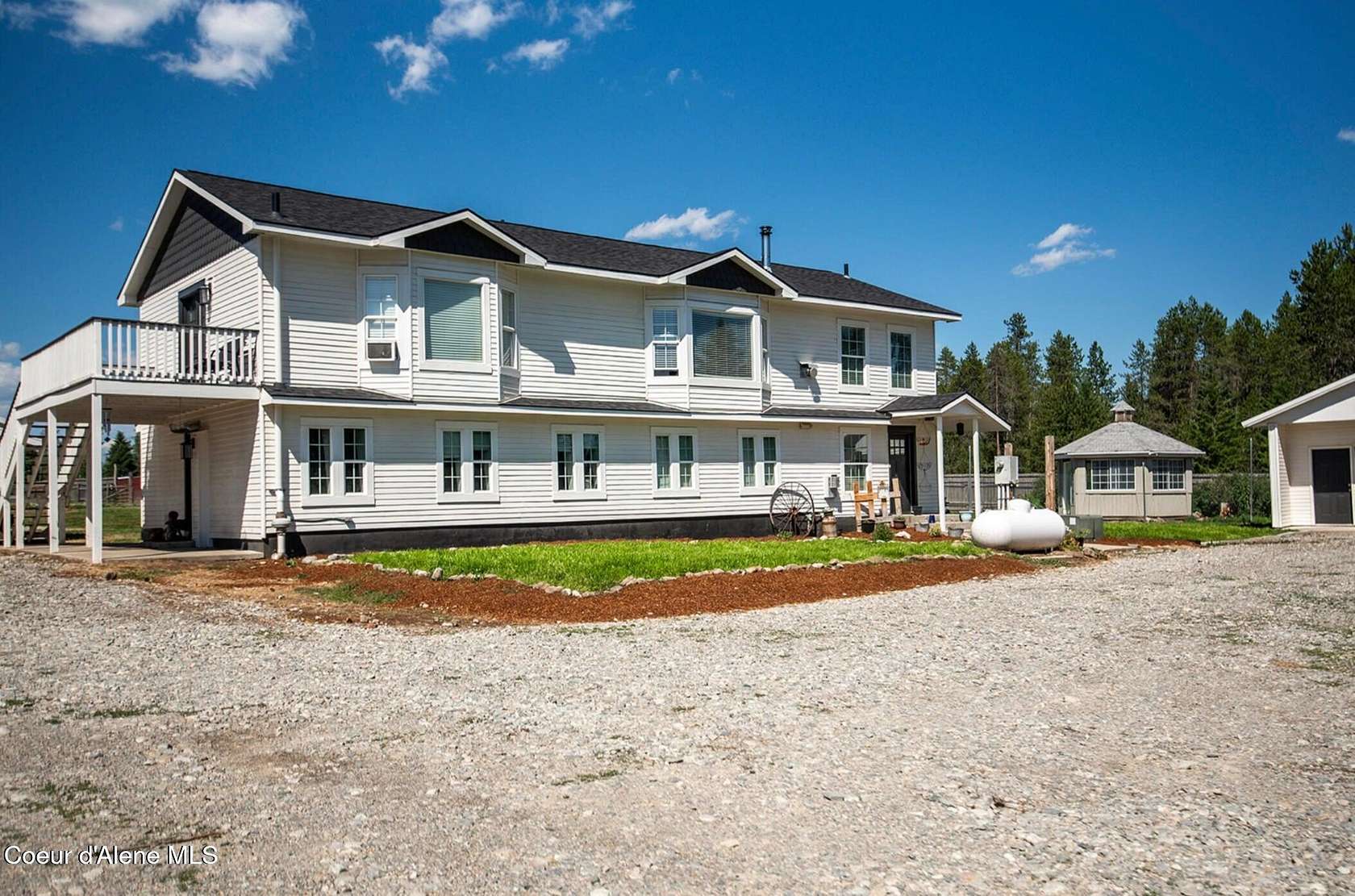 8.5 Acres of Land with Home for Sale in Spirit Lake, Idaho