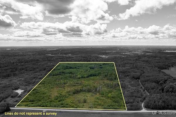 20 Acres of Recreational & Residential Land for Sale in Escanaba, Michigan