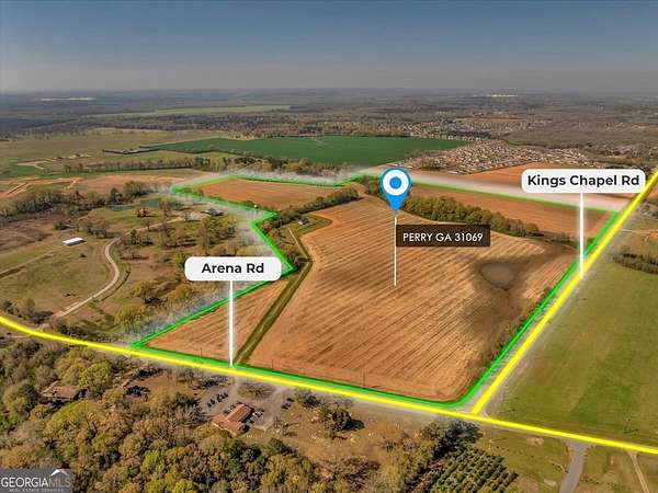 105 Acres of Agricultural Land for Sale in Perry, Georgia