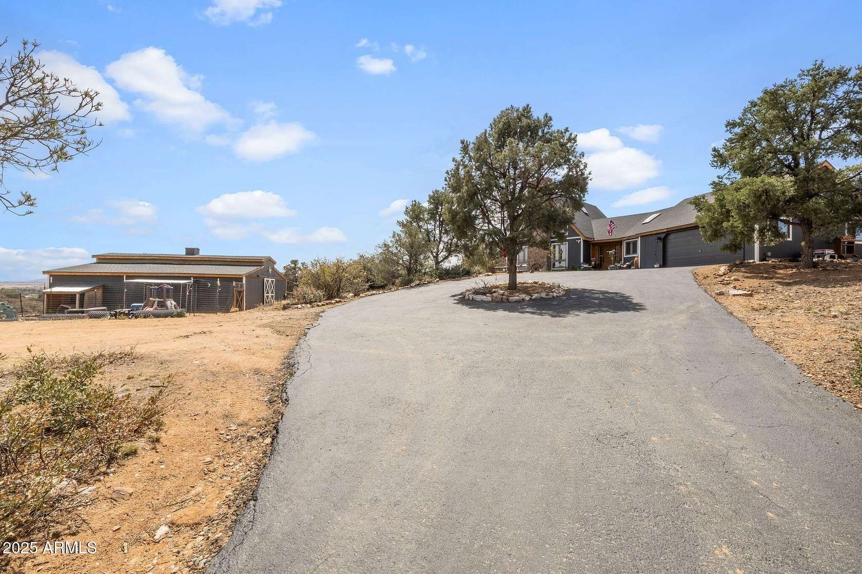 4 Acres of Residential Land with Home for Sale in Prescott, Arizona