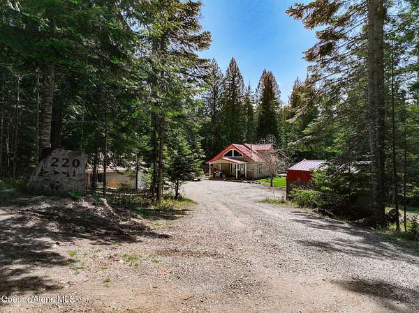 10 Acres of Recreational Land with Home for Sale in Bayview, Idaho