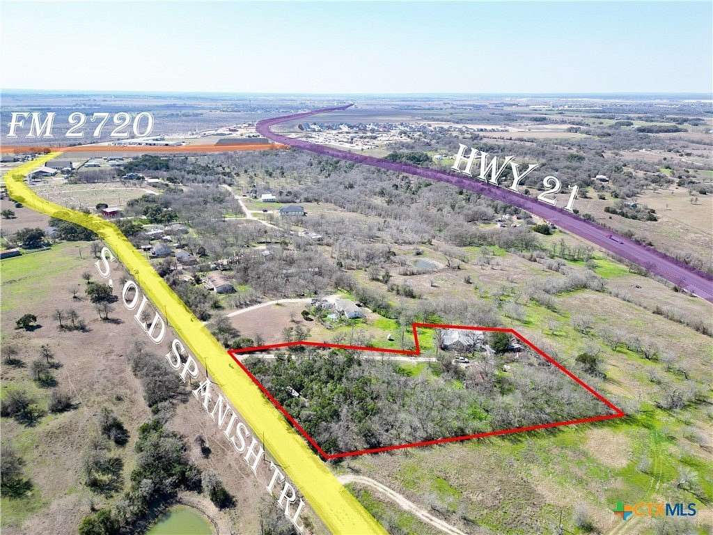 3 Acres of Residential Land with Home for Sale in Kyle, Texas